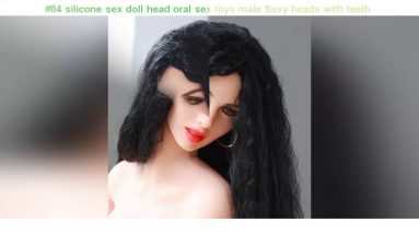 Cheap! #84 silicone sex doll head oral sex toys male Sexy heads with teeth