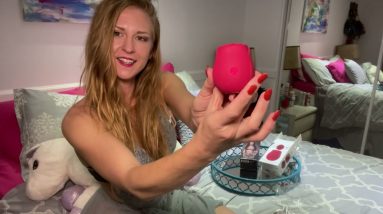 Sexy Hot Babe Testing Out Rose Sex Toy | How To Use A Rose Sex Toy | Clit Sucking Vibrator Review