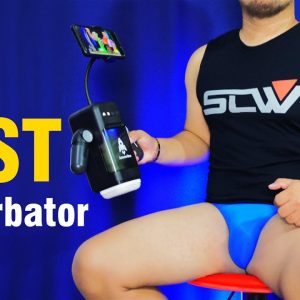 Best Male Masturbator GAME CUP by AMOVIBE - Thrusting Vibrating Masturbator with Heating